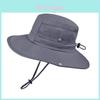Summer Wide Brim Sun Hat With Breathable Waterresistant Nylon For Outdoor Activities
