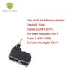 9114334: Compatible with Valeo Vauxhall/Opel Combo headlight horizontal adjustment motor.