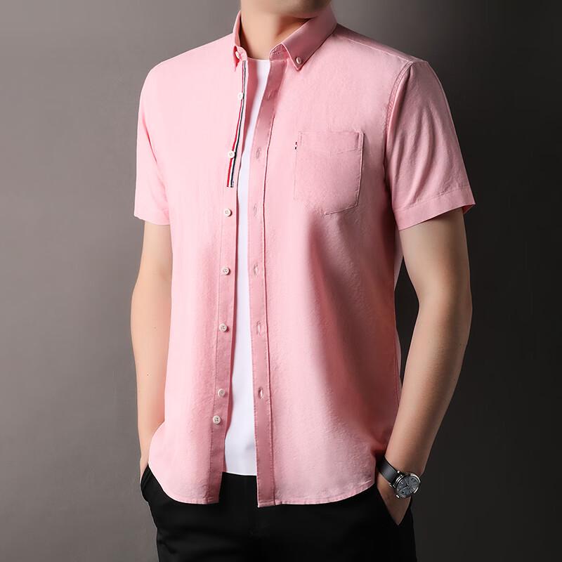 

IMAGINEX Men s Short-Sleeve Cotton Business Casual Shirt EU 42