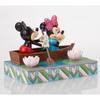 Disney Traditions Mickey Minnie LED Love Rowboat 6016328 &