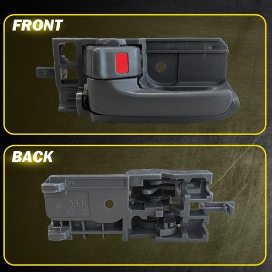 2X For Pontiac Door Scion Inner Handle Toyota Gray Left Right