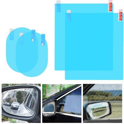 Regenschutzfolie, blendfrei, hydrophob, leicht, Antibeschlagfolie, selbstklebende Spiegelschutzfolie für das Auto