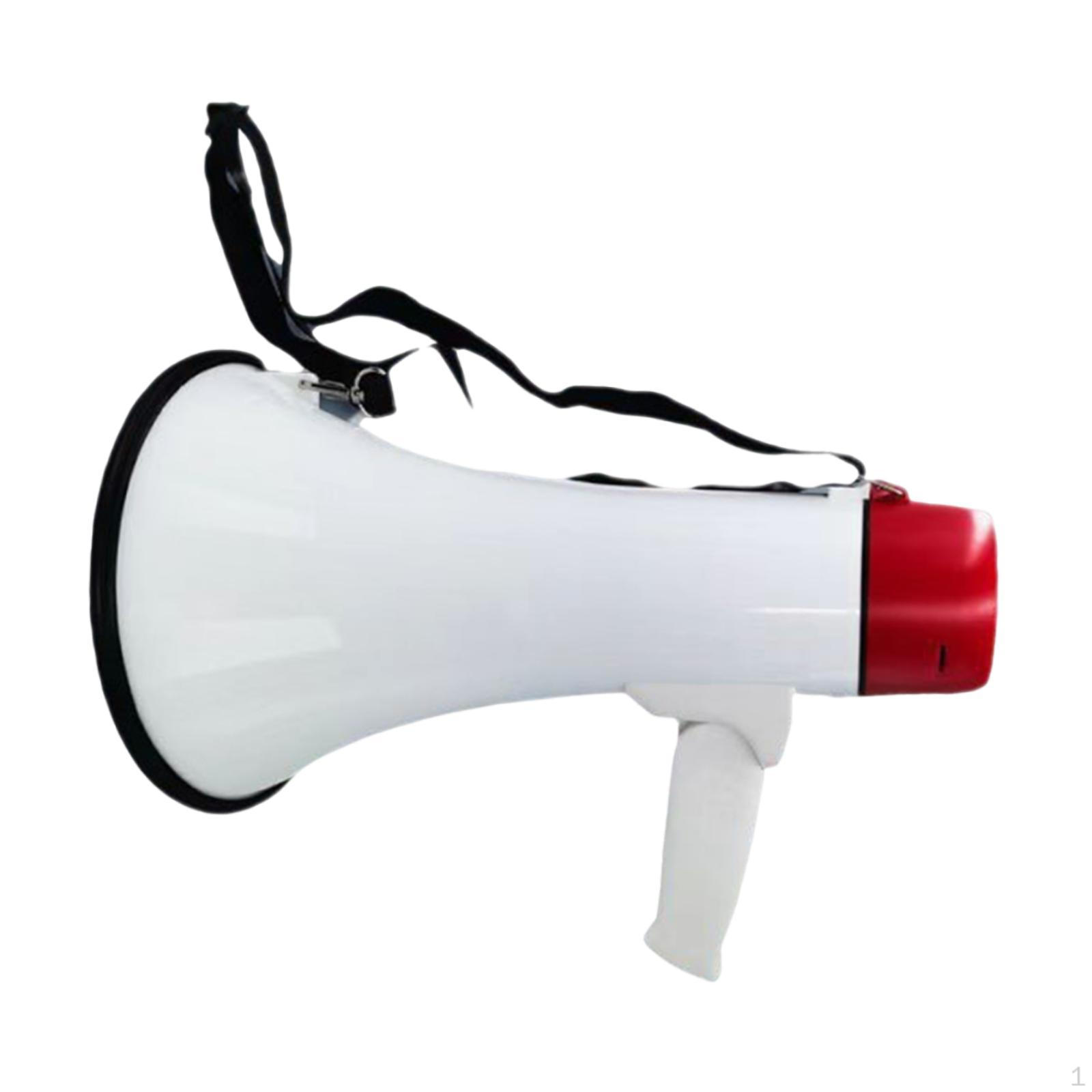 Мегафон Рупор Динамик Подарок с Сигналами Тревоги для Мероприятий Тренеров Футбол Red No Handheld Mic