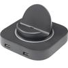 CYBER USB Hub 4 Ports Switch Stand, (for 2) [Angle Adjustable]