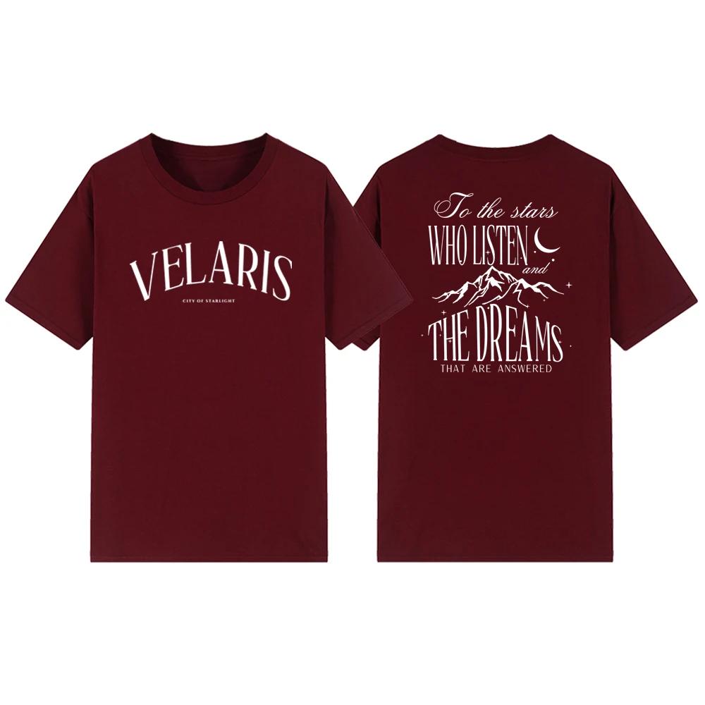 Velaris City of Starlight Acotar Shirt The Night Court TShirt Unisex Short Sleeve Tshirts SJM Merch Graphic Tees Bookish Gift
