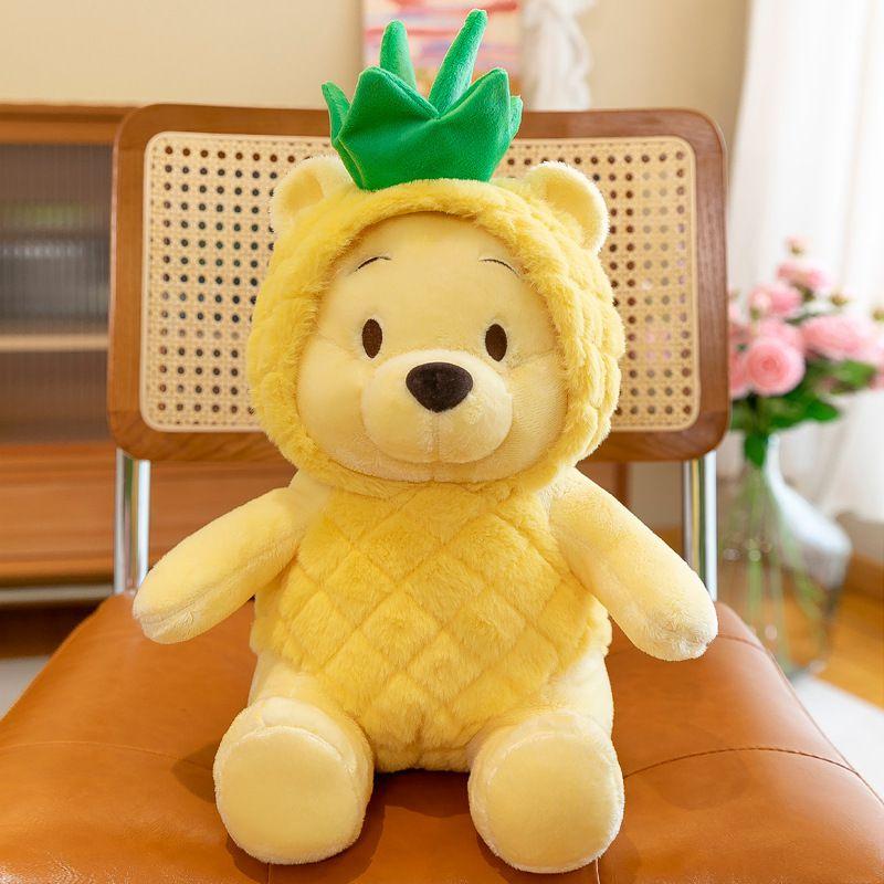 

Soft Cuddly Pineapple Winnie The Pooh Bear Plush Toy Yellow Xmas Kids Gift 60cm/23.6in