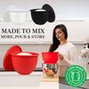 Silicone Liners for KitchenAid 5-quart Mixer Bowl Reusable Bowl Covers for Storage Mixing Heat-Resistant Baking Accessory