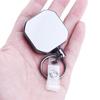 Pull Square Office Supplies Retractable Badge Holder Clip Badge Reel Clip Keychain Key Ring Clips
