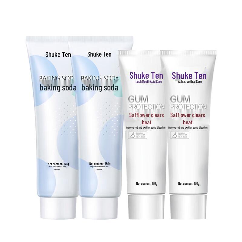 Suke Baking Soda & Saffron Toothpaste 4-Pack