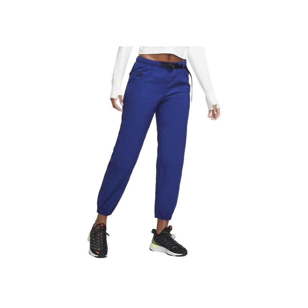 Nike ACG Outdoor Adjustable Waist Belt Woven Cuffed Sports Pants Women Pants Blue CD6801-455