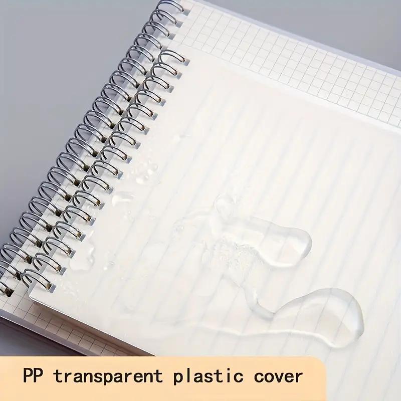 80 Pages/book Coil Notebook, A5/B5 Ring Spiral Notebook, Grid Loose-leaf Notepad, Journal Memo, Softcover Notebook