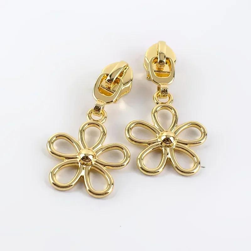 Meetee 5/10/20Pcs 5# Zipper Puller for Nylon Zippers Plastic Coil Zips Slider Heads Repair Kits DIY Garment Sewing Accessories