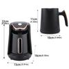 250ML Electric Turkish Greek Coffee Maker Boiled Coffee Kettle Automatic Turkish/Greek Coffee Machine for Coffee Tea & Milk