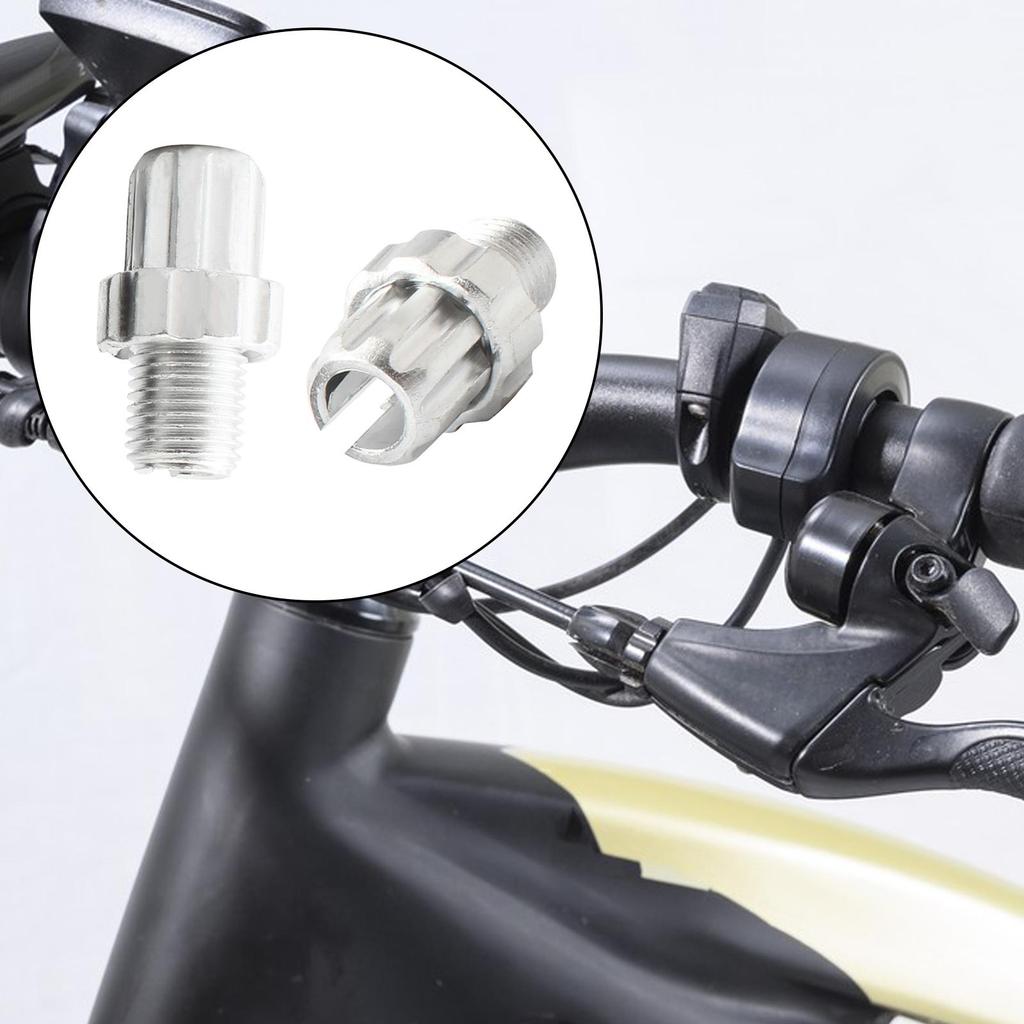 2 Pieces Bike Bicycle 10mm Brake Handle Lever Adjusting Screws Brake Cable Screw M10 Brake Lever Bolts Nuts for Mountain Bike