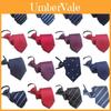 Mens Tie With Zipper Easy To Wear For Business Office Formal Wear