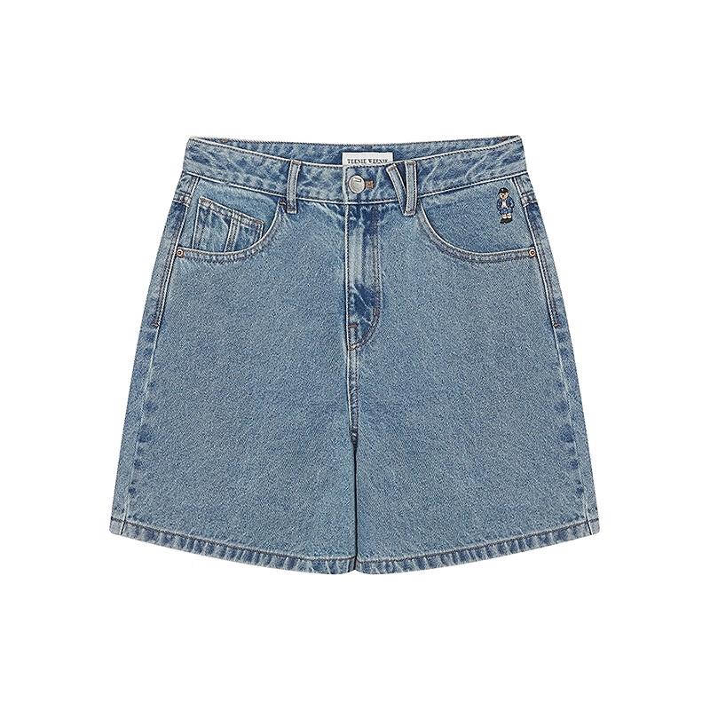 Teenie Weenie Women's Casual Bear Denim Shorts