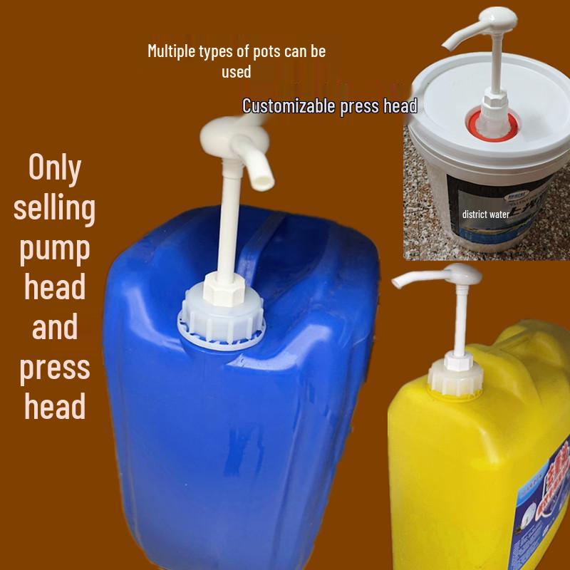 Round Bucket Nozzle Pressure Pump for Car Wash with Water Wax, Straw Suction, Detergent, and Soap Features