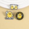 Tsuki Casual Game Enamel Pins Cute Rabbit Tsuki Knitting Take a Nap Cartoon Animal Brooches Lapel Badge Jewelry Gifts for Player