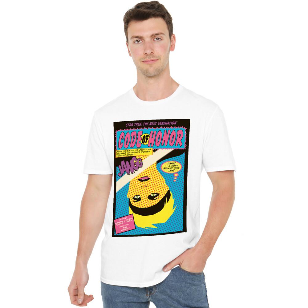 Star Trek TNG Season 1 Episode 4 T-Shirt S-2XL White L