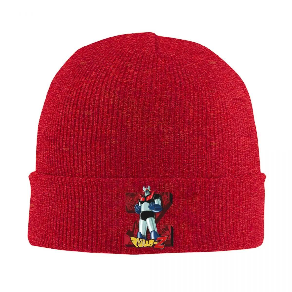 

2025 new Mazinger Z Grendizer Knitted Hat Beanies Autumn Winter Hats Warm Acrylic Hiphop Ufo Robot Anime Cap Unisex WoUnisex Gift