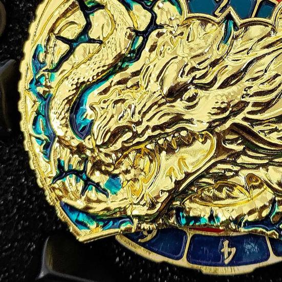 Dragon Roulette Dice Fidget Spinner Heavy Duty Zinc Alloy 7-In-1 Vintage Dragon