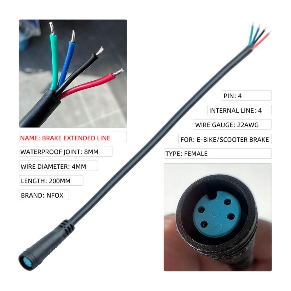 Metal Brake Broken Wire 2/3/4/5/6PIN E-bike Cable for Electric Scooter/for Bafang Motor