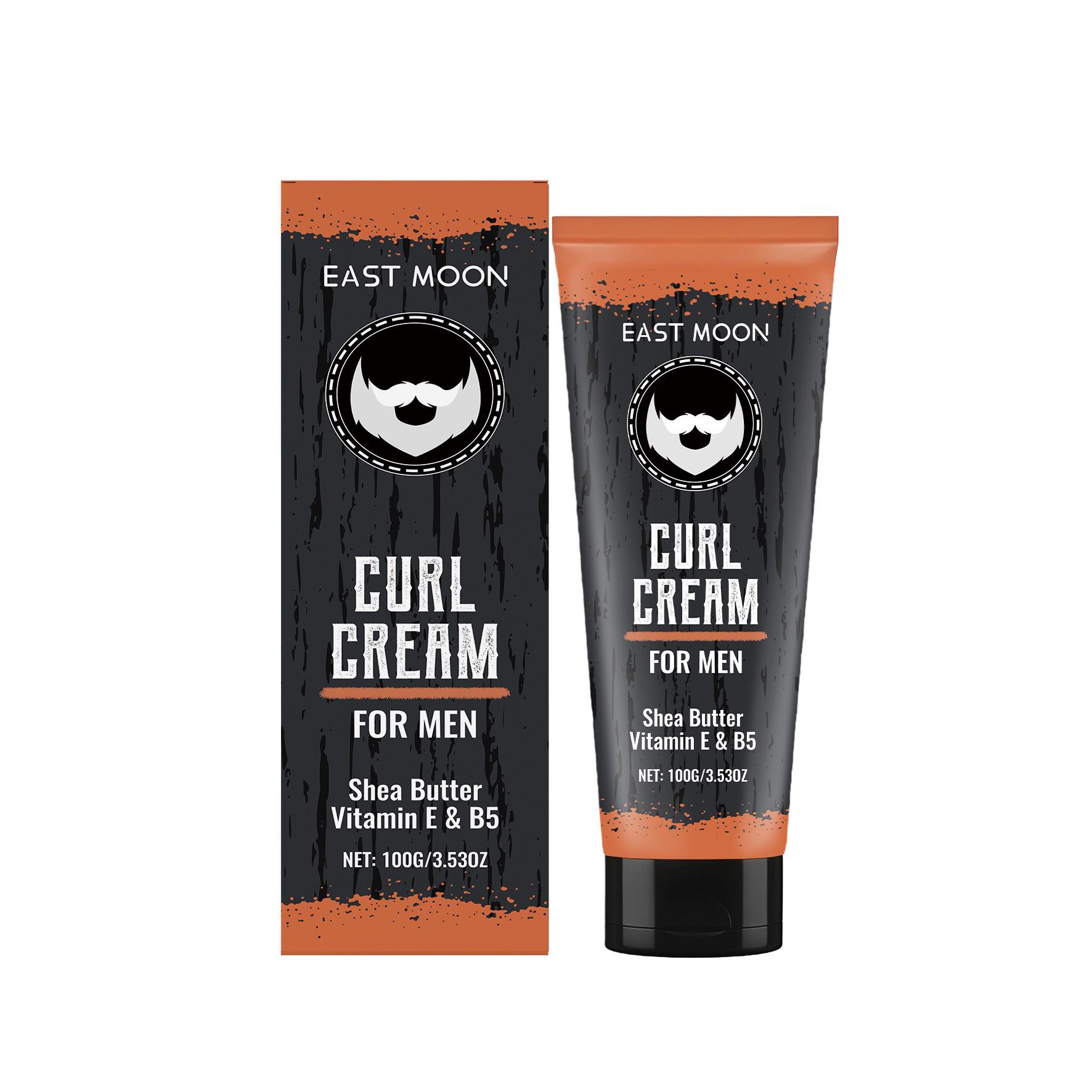 EAST MOON Men s Curl Cream: Natural Volumizing, Refreshing & Lightweight Styling for All Hair Types