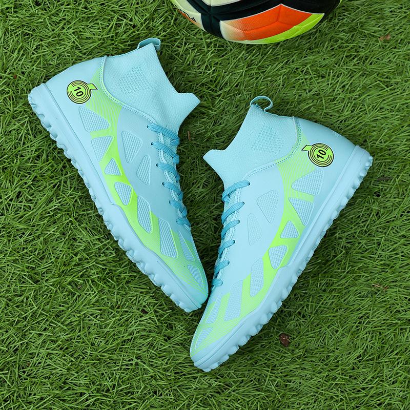 Xiyin High-Top Breathable Football Futsal Shoes with Long/Multi Studs