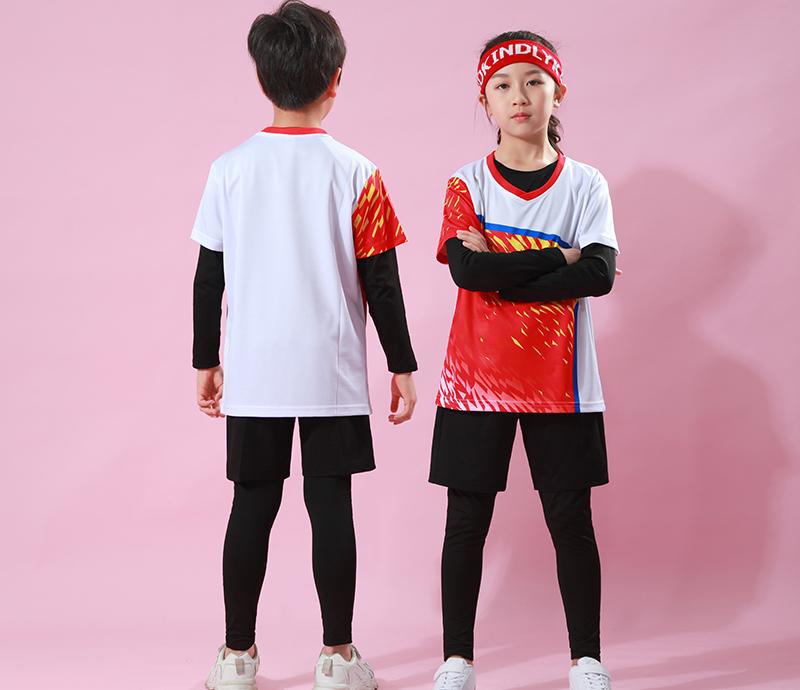 Children's Four-Piece Sports Uniform Set: Badminton, Table Tennis, and Volleyball Training Gear