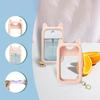 45Ml Silicone Hand Sanitizer Spray Protective Case Portable Keychain With Cute Colorful Ears, Portable And Stylish