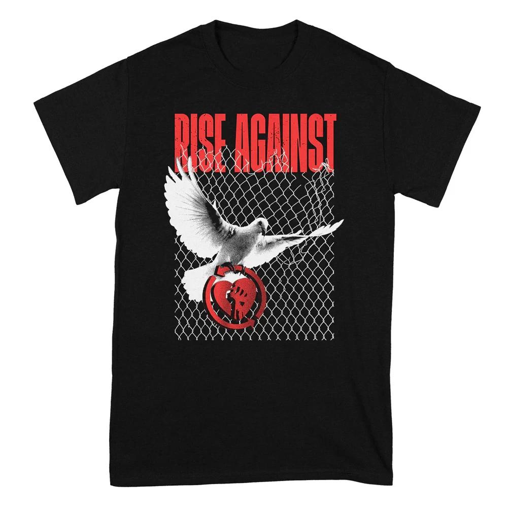 Rise Against Band Album Music Heavy Cotton Black T Shirt S-5XL Unisex TR945 XS
