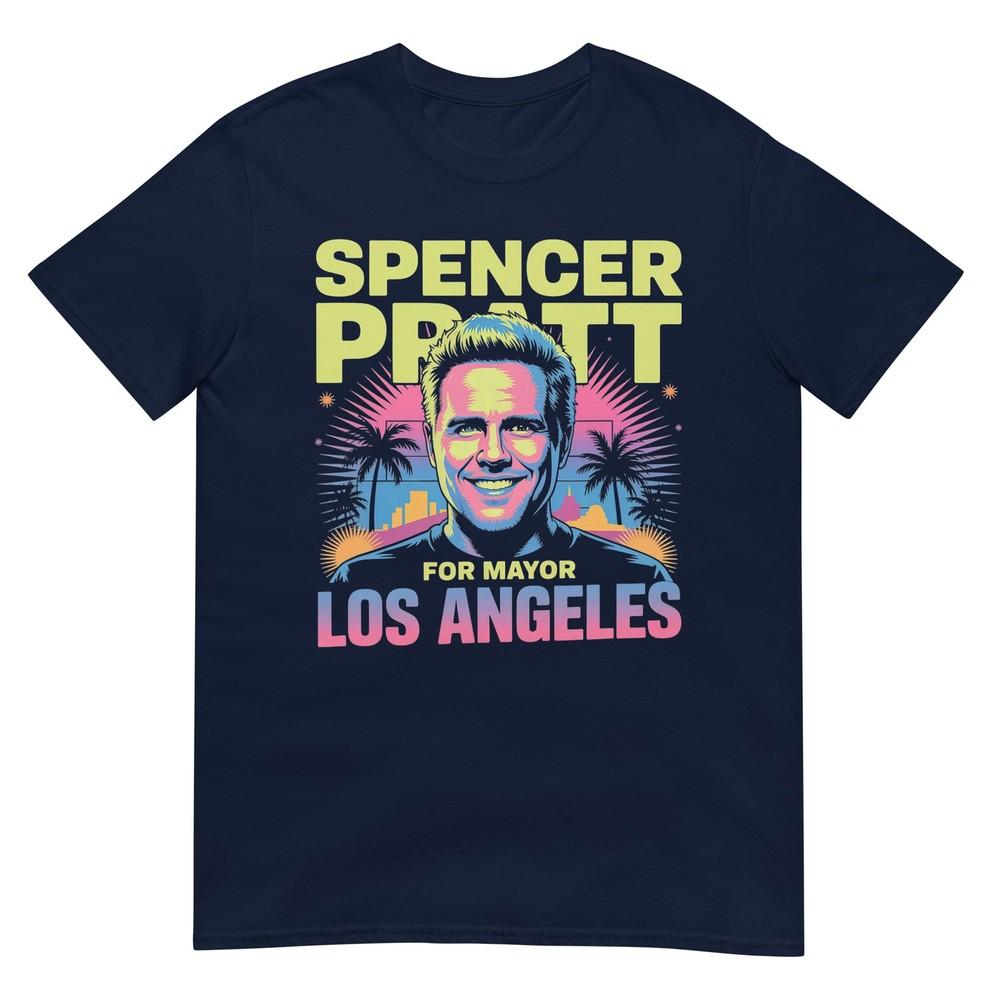 Spencer Pratt For La Mayor California Humor Design Tshirt S