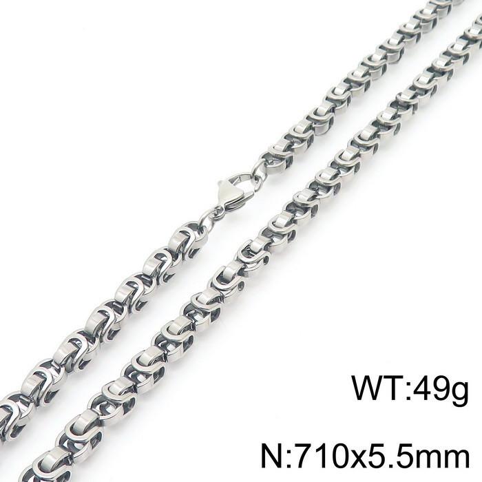 Single Chain Patching Necklace Creative Fashion Personality Men and Women Versatile Decorations