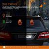 Car Back Window Sign Fun Gesture Finger Light with Remote Hand Gesture Light for Car Road Rage LED Sign Car Accessories