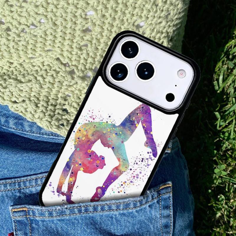 Love Gymnastics Phone Case For iPhone 17 AIR 16 Pro Max 15 14 Pro 11 12 13 Shockproof Silicone Cover