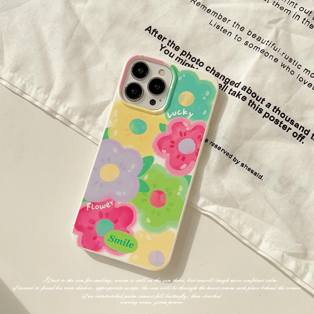 Colorful Oil Painting Flower Case for iPhone 17 iPhone 17 Pro Max