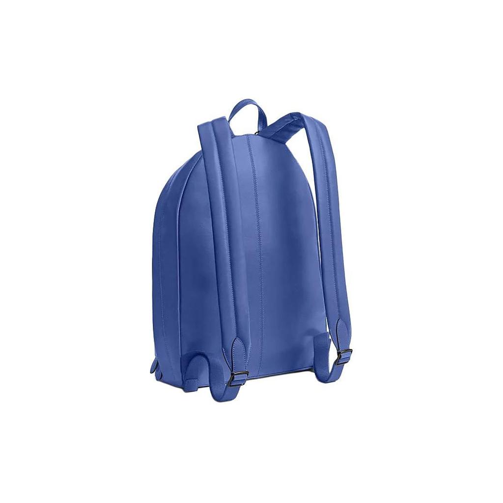 Coach Hall 29 Zipper Closure Adjustable Shoulder Strap Leather Backpack Large Men Backpack Blueberry CR757-BLB