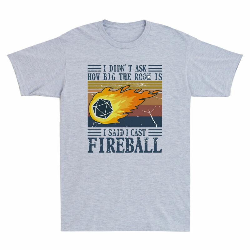I How Big Said Ask Black I Is Unisex's Fireball Retro T-Shirt The Didn¡¯t Room Cast
