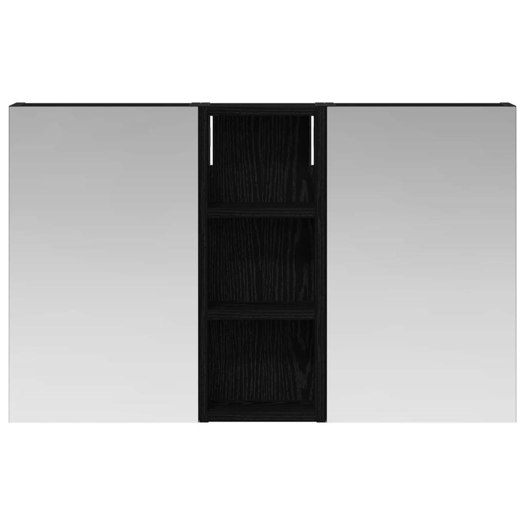 Bathroom Cabinet Set 3 Pcs 80 X 10.5 X 50 Cm Engineered Wood