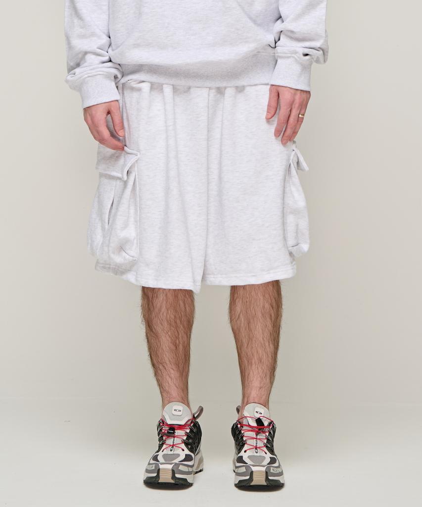 CARGOBROS Cb Soft Cargo Sweat Shorts (Light Grey)