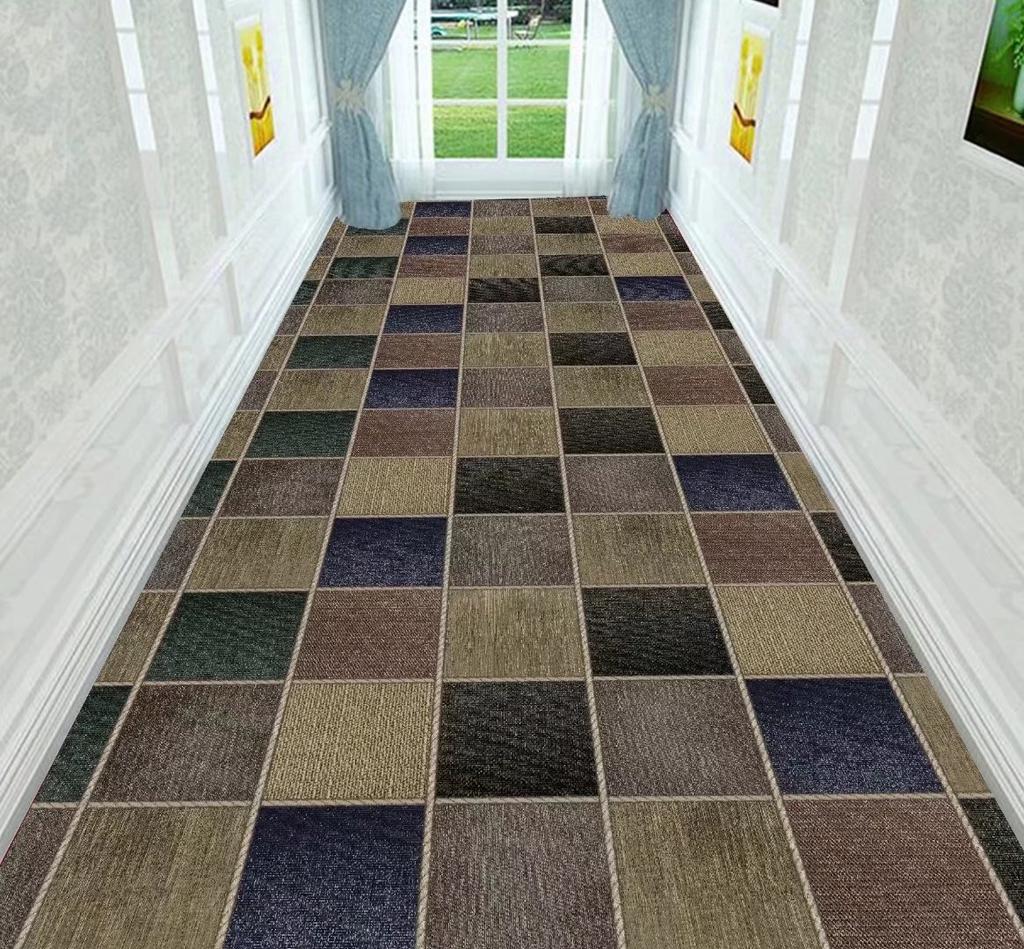 Modern Runner Long Corridor Carpets Washable Luxury Hallway Decor Home Floor Mats Entryway Rug