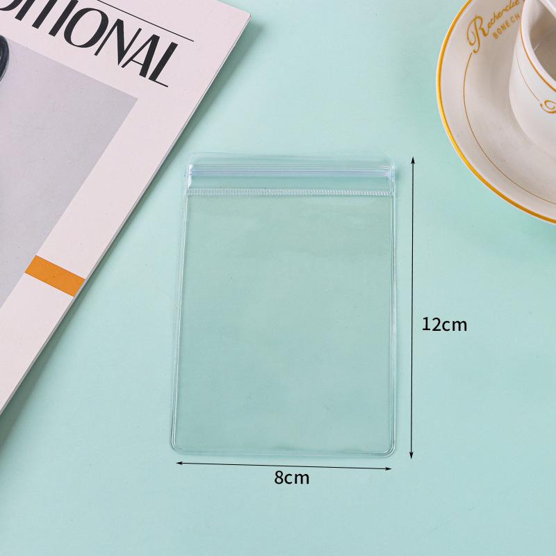 20 st PVC Genomskinliga Blixtlåspåsar Anti-oxidation Smyckesorganisatörspåse Dammsäker Resegåvor Förvaringspåsar