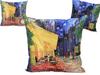 Pillow with Filling/zipper - V. Van Gogh, Cafe Terrace At Night (carmani)