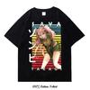 Highschool of the Dead Saeko Busujima Manga Style T-Shirt, Unisex Anime Fan Streetwear Tee, 100% Cotton Casual Short Sleeve Top