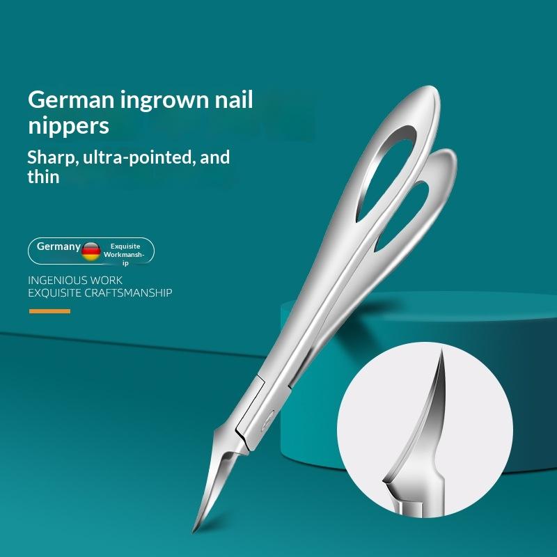 1/2/3Pcs Stainless Steel Toenail Clippers Set With Ergonomic Handle,Includes Wide Mouth Angled Scissors,Nail File Cuticle Tool