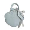 JIAERDI Pearl Shell Handbag Japanese Lolita Aesthetic Purse Women Sweet Cute Bow Ribbon Delicate Ladies Spacious shoulder bag