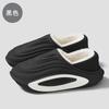 Men's waterproof cotton shoes, winter outer wear soft sole non-slip home indoor plush thermal bag and cotton slippers women