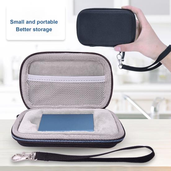 Pouch Hard Drive Storage with Good Hardness Wear-resistant Hand Strap External Case for Samsung