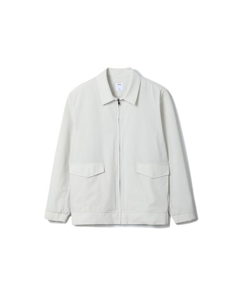 Notig Seersack Blouson Outerwear Ivory_Okg1Jpjf101I1