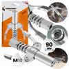 Self-locking grease gun tip 90mm